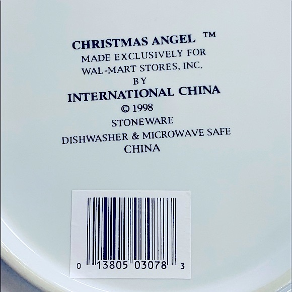 🎄Holiday’s International China 1998 Christmas Angel Stoneware 11" (Set of 6)🎄 - Picture 5 of 16